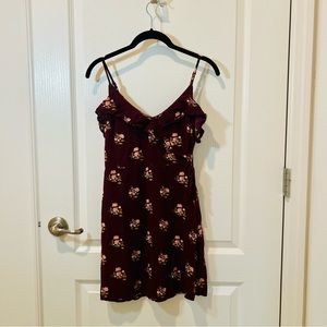 American Eagle Women’s Floral Faux Wrap Mini Dress - Size XS.